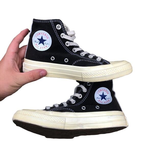 Converse X Comme Des Garcons Converse PLAY Chuck 70 High Top CDG Converse - Picture 7 of 14